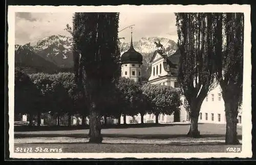 AK Stams, Stift Stams mit Bäumen