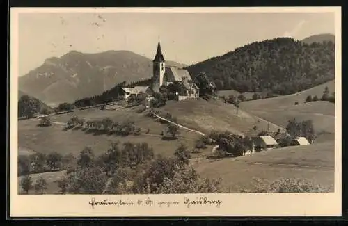 AK Molln /O.-Oe., Frauenstein gegen Geisberg