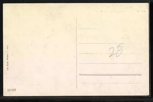 AK Markt Werfen, Ort aus der Ferne gesehen