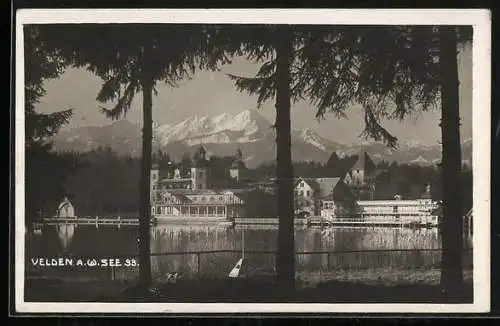 AK Velden a. Wörthersee, Schloss-Hotel Velden