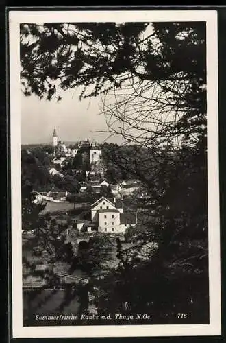 AK Raabs a. d. Thaya, Schloss und Kirche