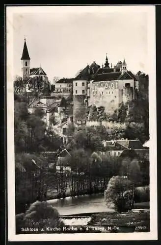 AK Raabs a. d. Thaya, Schloss und Kirche