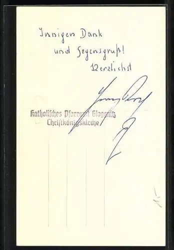 Foto-AK Gloggnitz, Christkönigskirche