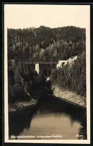 AK Mariazellerbahn, Kuhgraben-Viadukt