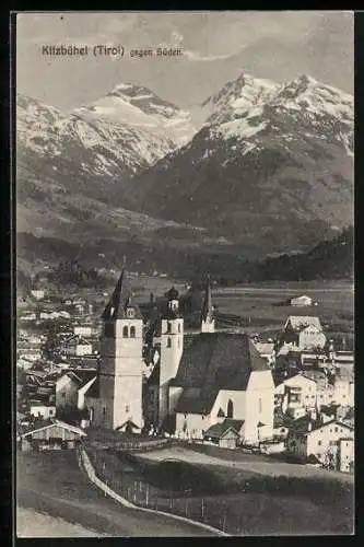 AK Kitzbühel /Tirol, Kirche gegen Süden
