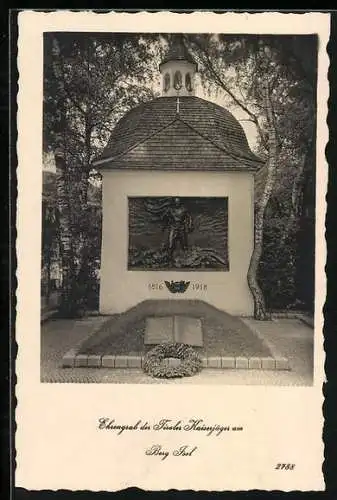 AK Innsbruck, Berg Isel, Ehrengrab der Tiroler Kaiserjäger