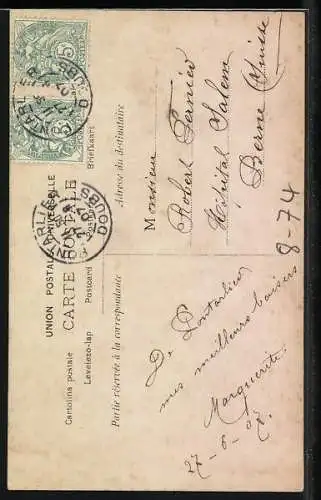 AK Zwei Mädchen auf einer Brücke beim Angeln