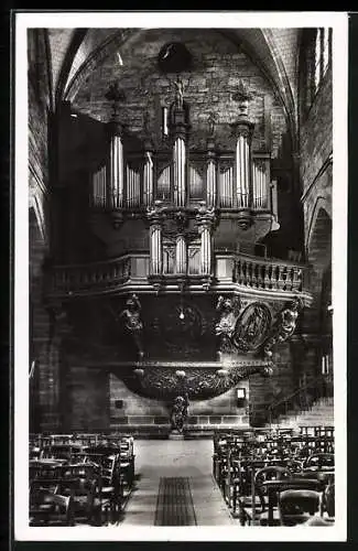 AK Luxeuil-les-Bains, L`Église, Les Grandes Orgues, Orgel