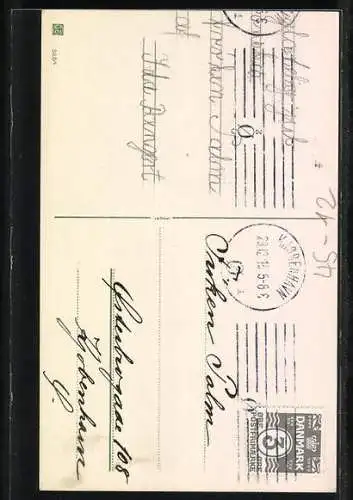 AK Kinder sind mit dem Schlitten umgekippt, Weihnachtsgruss