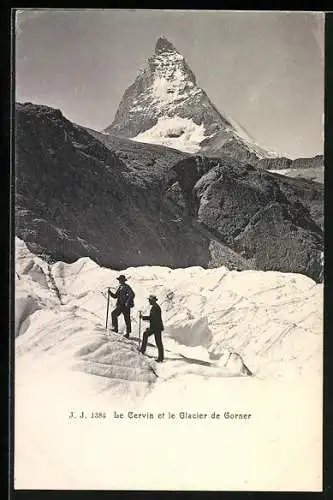 AK Le Cervin et le Glacier de Gorner