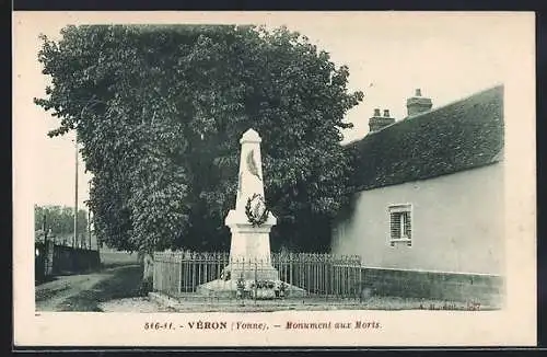 AK Véron /Yonne, Monument aux Morts