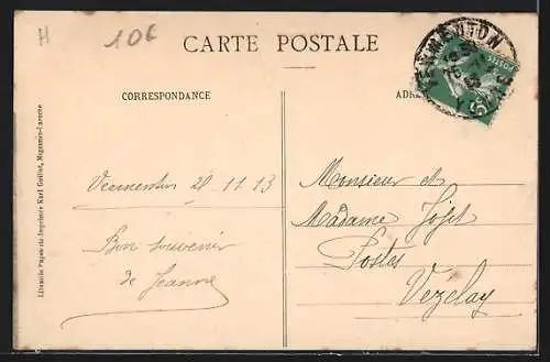 AK Vermenton, La Rue principale