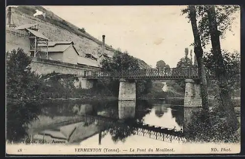 AK Vermenton /Yonne, Le Pont du Moulinot