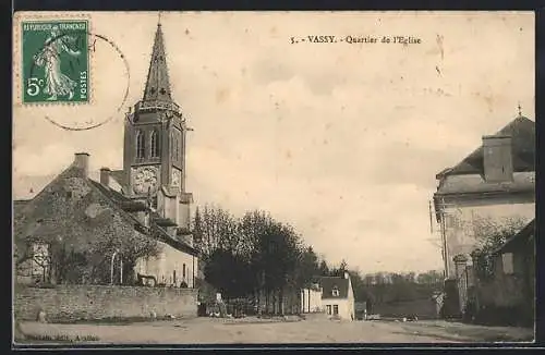 AK Vassy, Quartier de l`Église