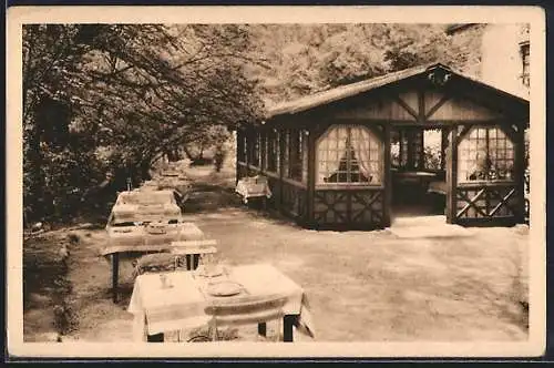 AK Avallon, Hostellerie du Moulin des Ruats, Le Restaurant au bord de la rivière