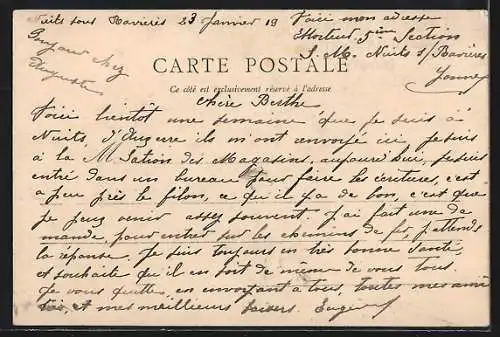 AK Tonnerre, Rue du Pont et scène de rue animée