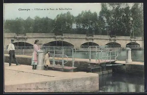 AK Champs, L`Écluse et le Pont de Belle-Ombre