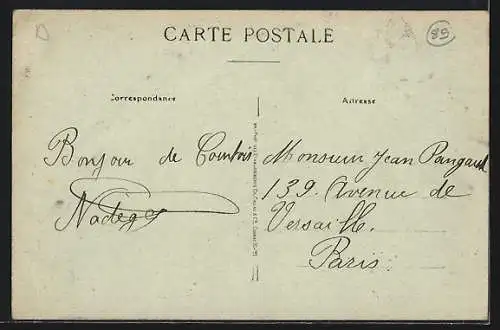 AK Courtois /Yonne, Vue générale