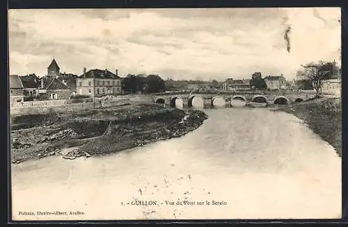 AK Guillon, Vue du pont sur le Serein