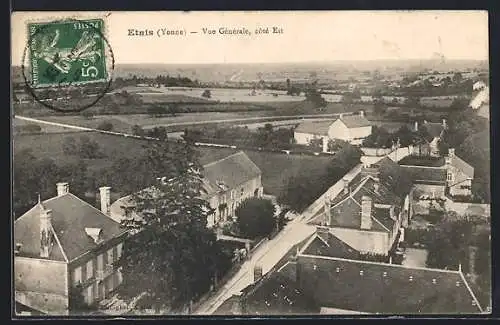 AK Étais /Yonne, Vue Générale, côté Est