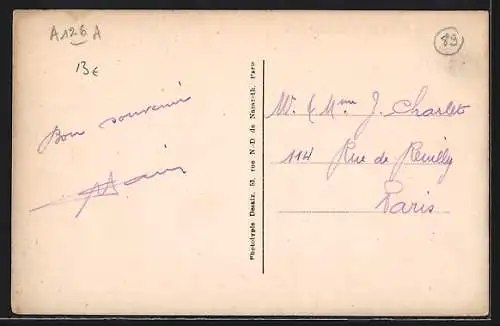 AK Gisy-les-Nobles, Le fossé nord