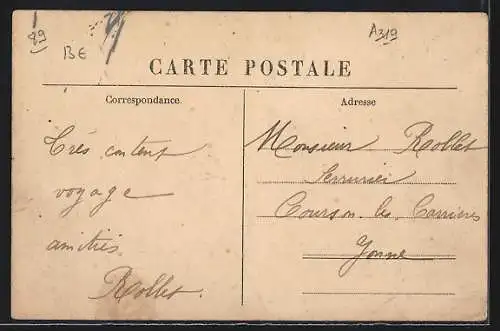 AK Toucy /Yonne, Entrée Route de Villeneuve