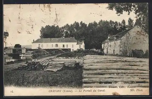 AK Cravant /Yonne, Le Portail du Canal