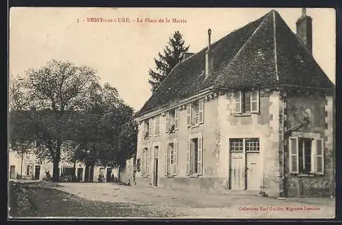 AK Bessy-sur-Cure, La Place de la Mairie
