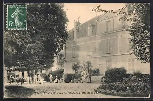 AK Brannay, Le Château de Plenoches, côté de la Cour