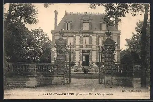 AK Ligny-le-Châtel /Yonne, Villa Marguerite