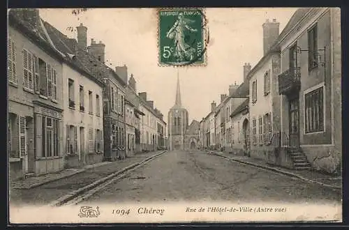 AK Chéroy, Rue de l`Hôtel-de-Ville, Autre vue