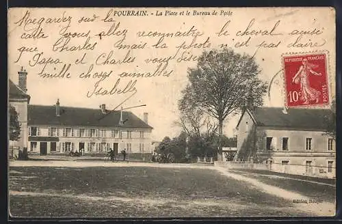 AK Pourrain, La Place et le Bureau de Poste