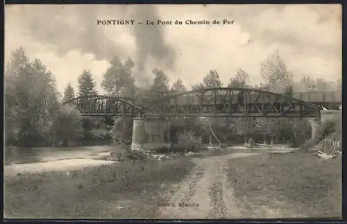 AK Pontigny, Le Pont du Chemin de Fer
