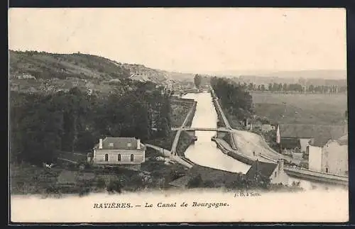 AK Ravières, Le Canal de Bourgogne