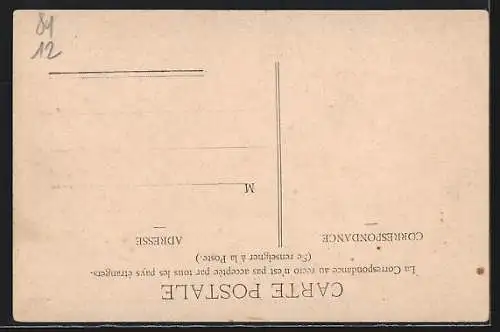 AK Villeblevin /Yonne, Le Bassin à l`Angle des Rues