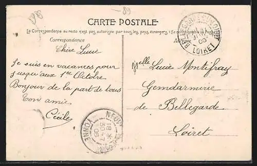 AK Neuvy-Sautour, Le hameau de Courcelles