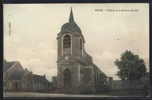 AK Arces, L`Église et la Place du Marché