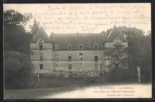 AK Ravières, Le Château vue prise du côté de l`Armancon