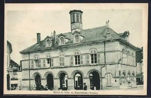 AK Ravières, Hôtel de Ville de Ravières, Yonne