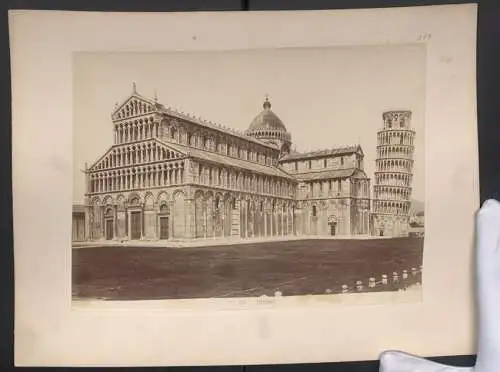 Fotografie unbekannter Fotograf, Ansicht Pisa, Cattedrale, schiefer Turm
