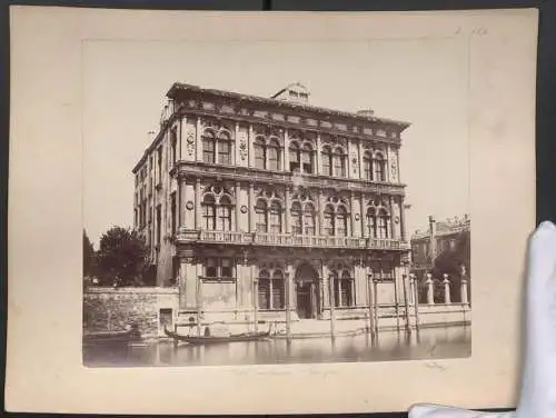 Fotografie unbekannter Fotograf, Ansicht Venedig, Palazzo Vondramin-Calgeri