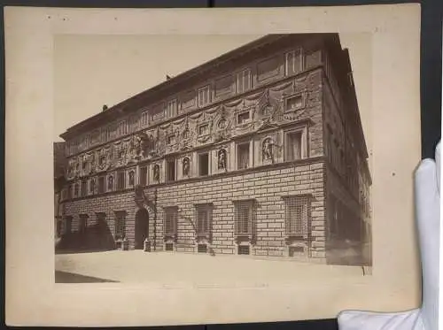 Fotografie unbekannter Fotograf, Ansicht Roma, Palazzo Spada