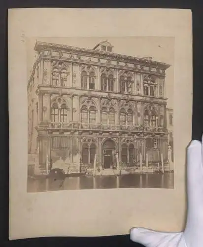 Fotografie unbekannter Fotograf, Ansicht Venedig, Palazzo Vendramin-Calergi
