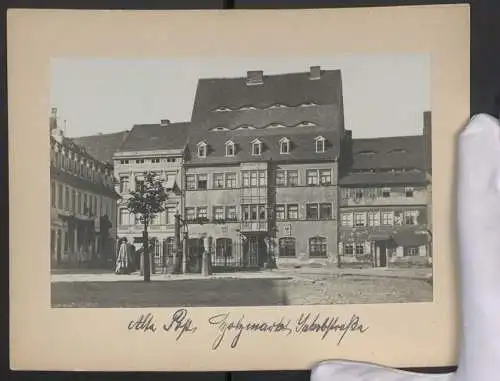 Fotografie C. Eisenhardt, Naumburg / Saale, Ansicht Naumburg / Saale, Alte Post am Holzmarkt, Trockenstempel im Foto