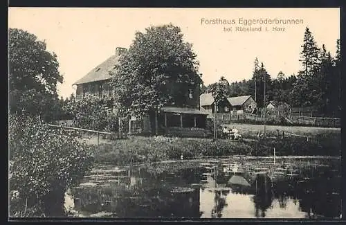 AK Rübeland i. Harz, Forsthaus Eggeröderbrunnen