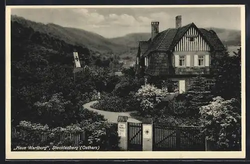 AK Stecklenberg /Ostharz, Haus Wartburg