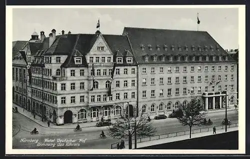 AK Nürnberg, Hotel Deutscher Hof, s Wohnung, 