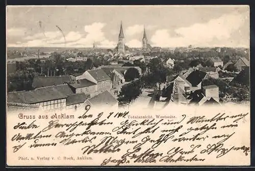AK Anklam, Totalansicht, Westseite