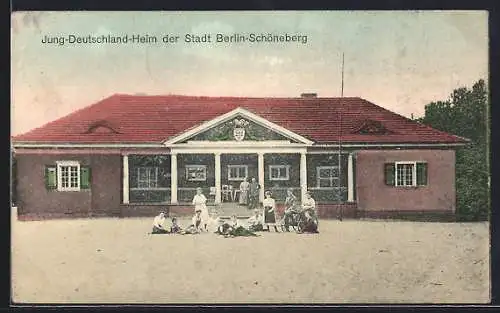 AK Kummersdorf /Teltow, Jung-Deutschland-Heim der Stadt Berlin-Schöneberg