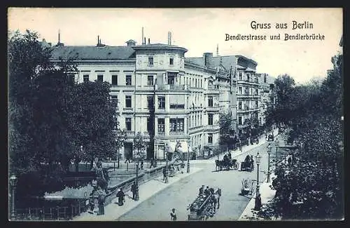 AK Berlin-Tiergarten, Bendlerstrasse, Bendlerbrücke